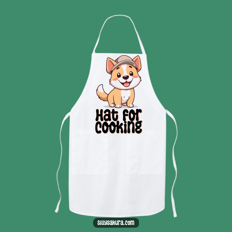 Funny Dog Hat Apron: Cook Up Smiles in the Kitchen with this Pup