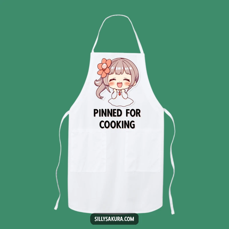 Funny Giggling Hairpin Apron - Joyful Kitchen Accessory