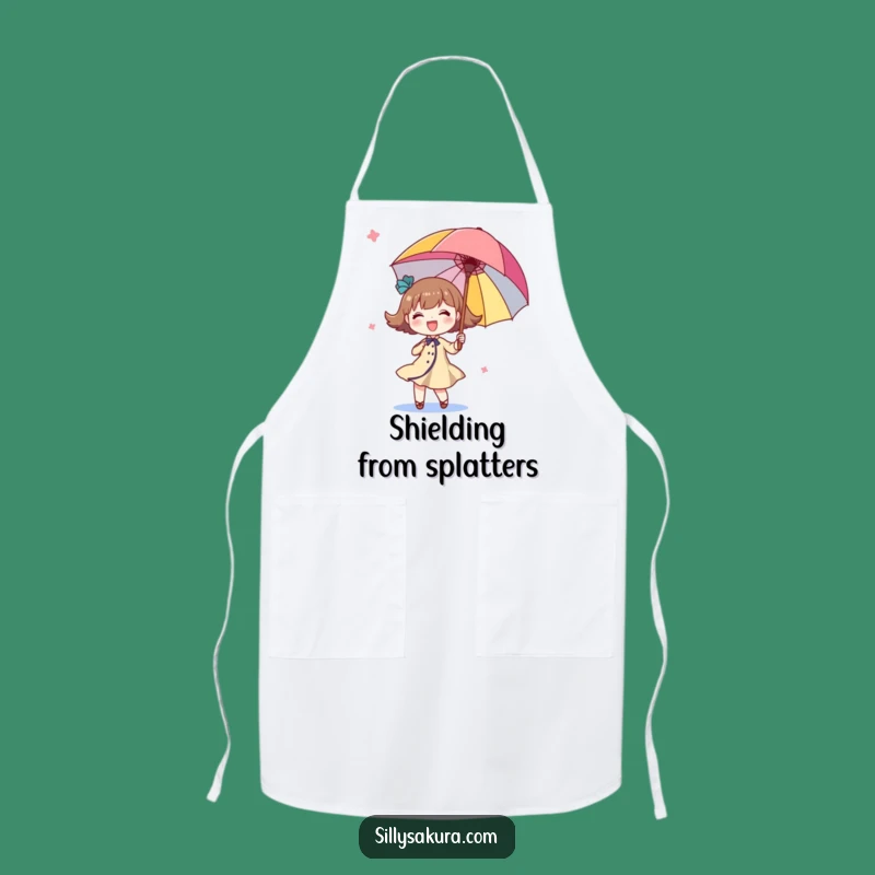 Funny Twirling Character Apron: Cook with Colorful Joy