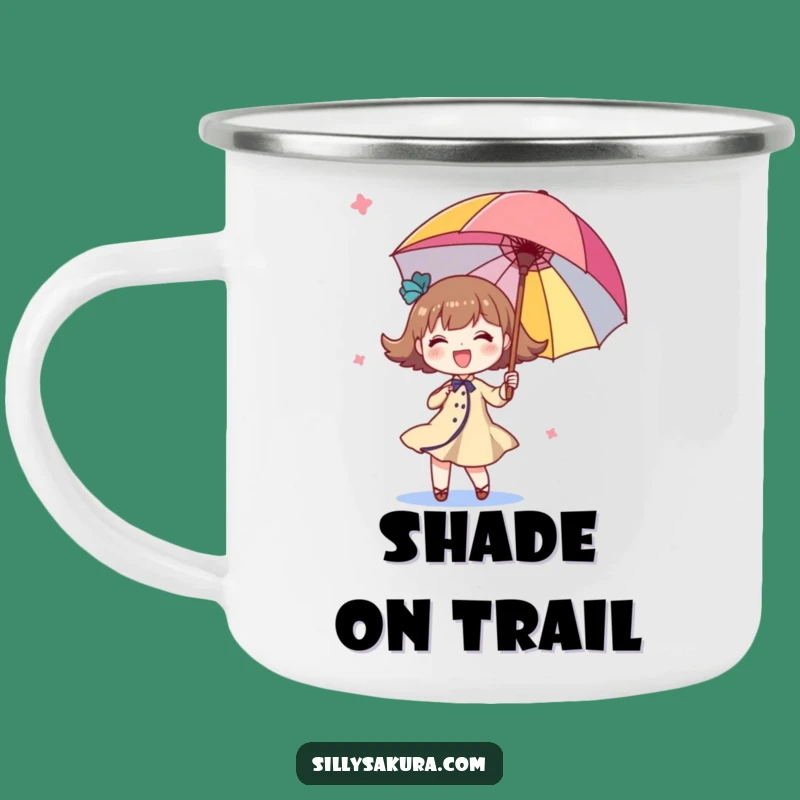 Funny Twirling Character Camping Mug: Enjoy Drinks with Joyful Color