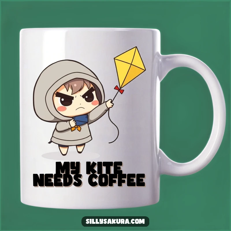 Funny Determined Kite Flyer Mug: Perfect Gift for Aspiring Dreamers