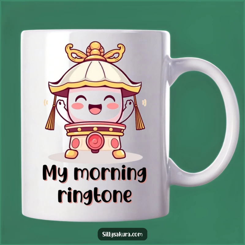 Funny Temple Bell Mug: Ring in Laughter with This Joyful Vibration Gift