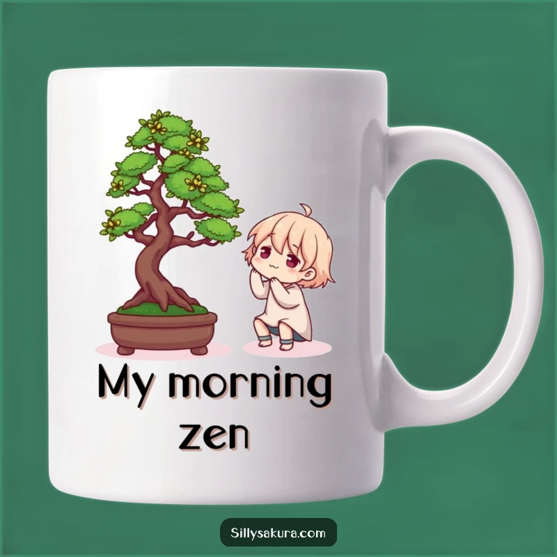 Funny Bonsai Arranger Mug: Hilarious Gardener Gift for Zen Mishaps