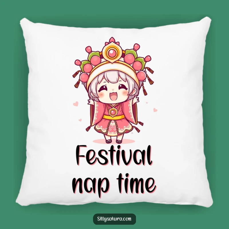 Funny Festival Kawaii Pillow: Cozy Comfort with Festive Style, Perfect Gift