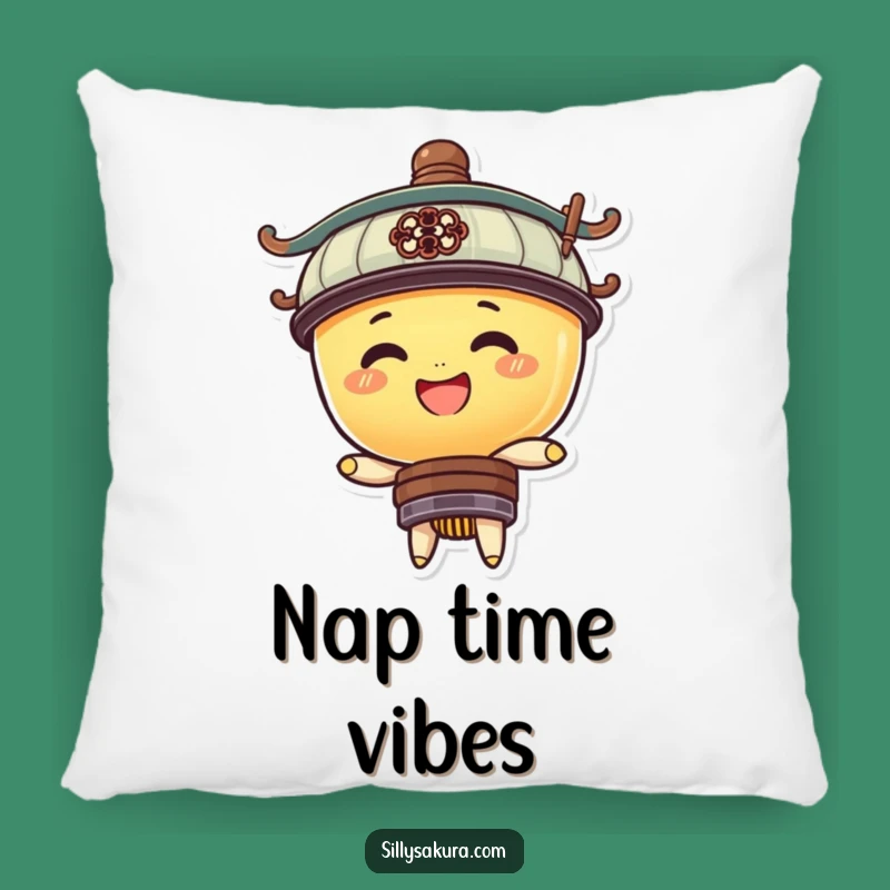 Funny Lantern Bobbing Pillow - Cozy Comfort with a Cheerful Character