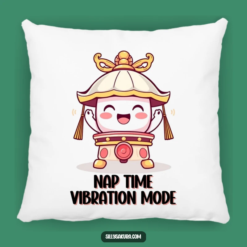 Funny Temple Bell Pillow: Cuddle Up with Joyful Vibrations and Humor