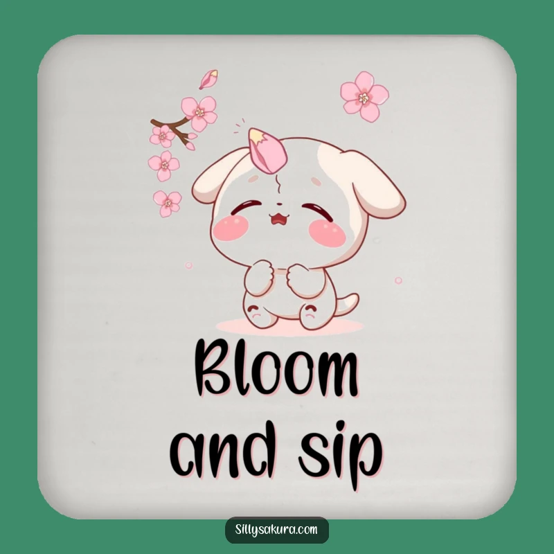 Funny Sakura Petal Nose Coaster - Comical Table Decor
