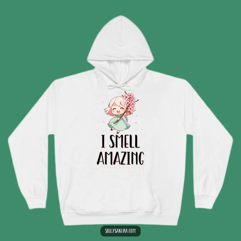 Cozy Funny Blossom Character Hoodie - Embrace Joyful Comfort