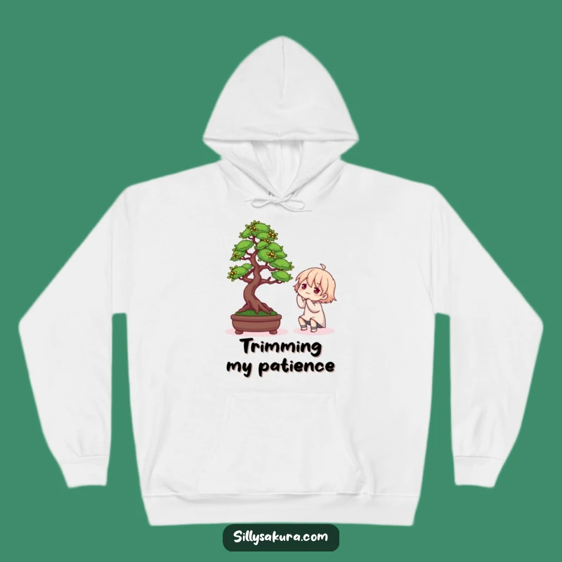 Funny Bonsai Arranger Hoodie: Cozy & Hilarious Gift for Plant Parents