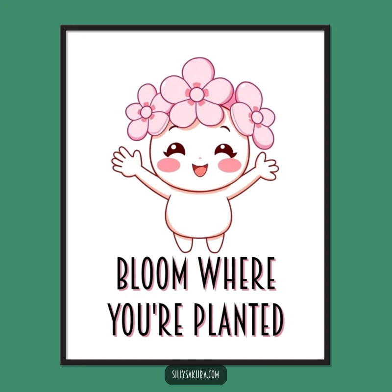 Free Printable Wall Art: Cheerful Cherry Blossom Downloadable Decor