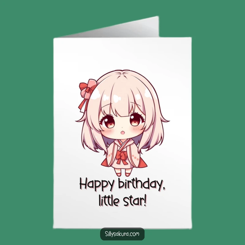 Free Printable Maiko Wig Birthday Card - Hilarious Character Surprise!