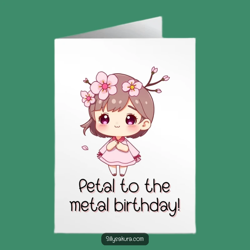 Free Printable Cherry Blossom Birthday Card Funny Downloadable Gift for Nature Lovers
