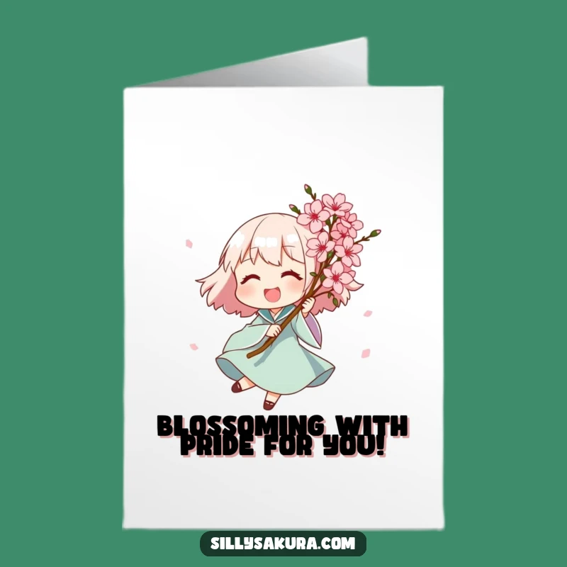 Free Printable Congrats Card: Blossoming Character Celebration!, Downloadable Gift