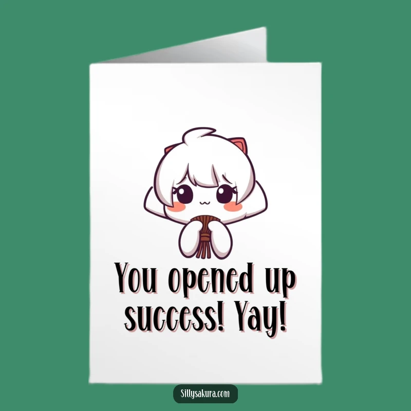 Free Printable Congrats Card: Fan Flare, Celebration Opening, Downloadable Gift