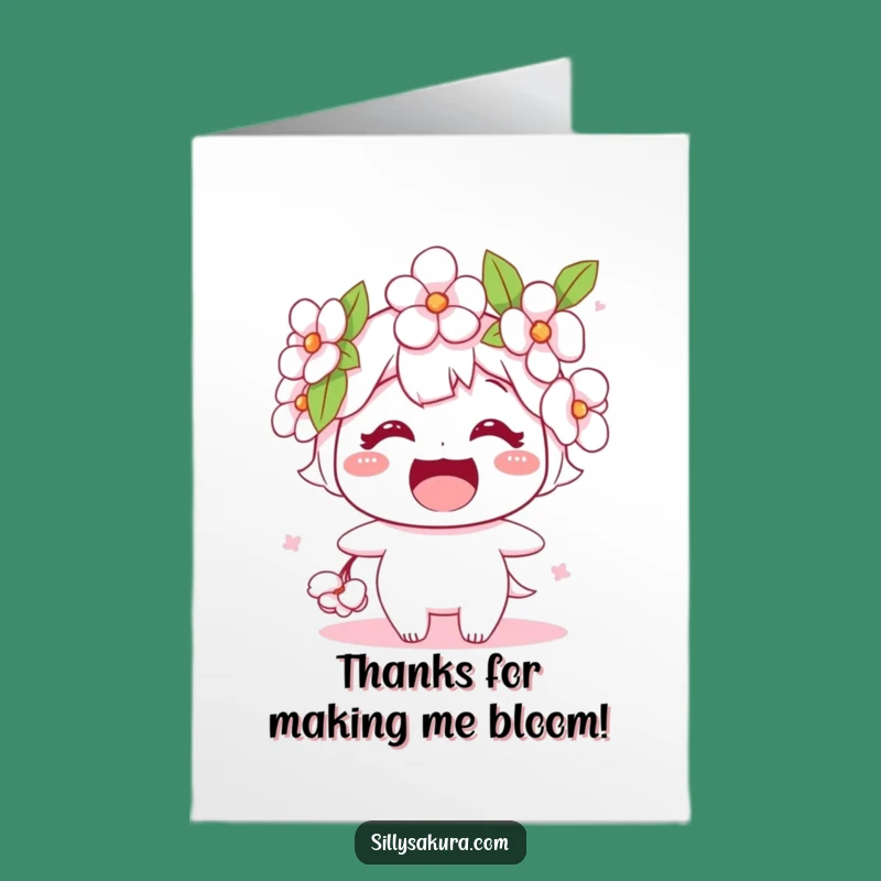 Free Printable Thank You Card: Grateful Cherry Blossom, Downloadable Appreciation Gift