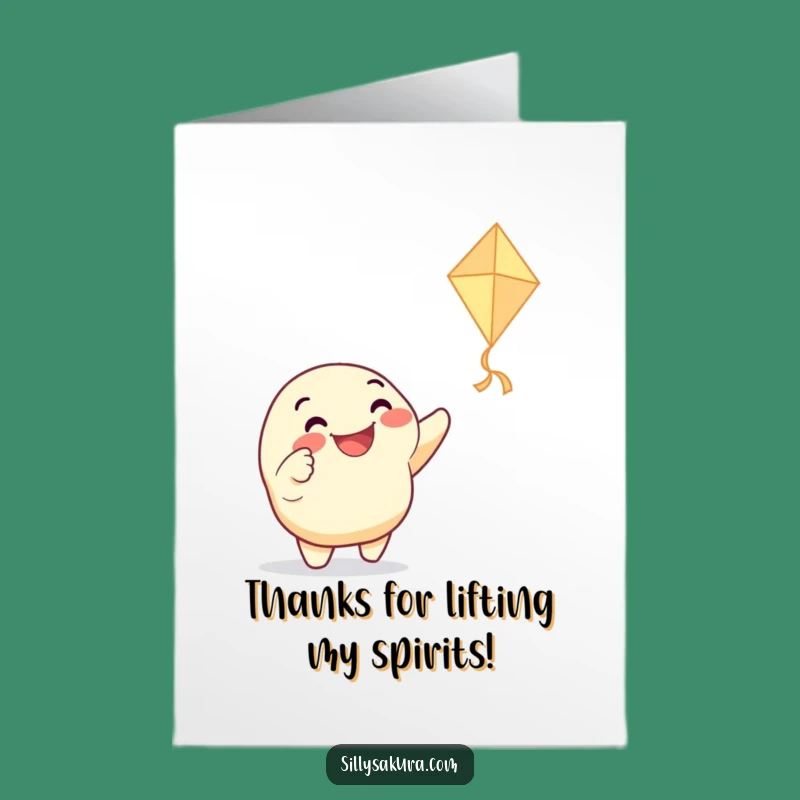 Free Printable Thank You Card: Kite-Tastic Character Gratitude!, Downloadable Gift