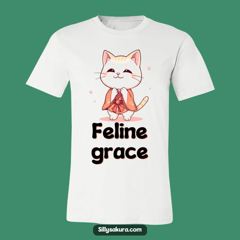Funny Cat Kimono T-Shirt - Playful and Hilarious Gift!