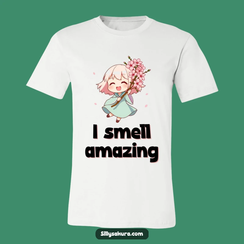 Funny Joyful Blossom Character T-Shirt - Wear Your Happiness Hilariously