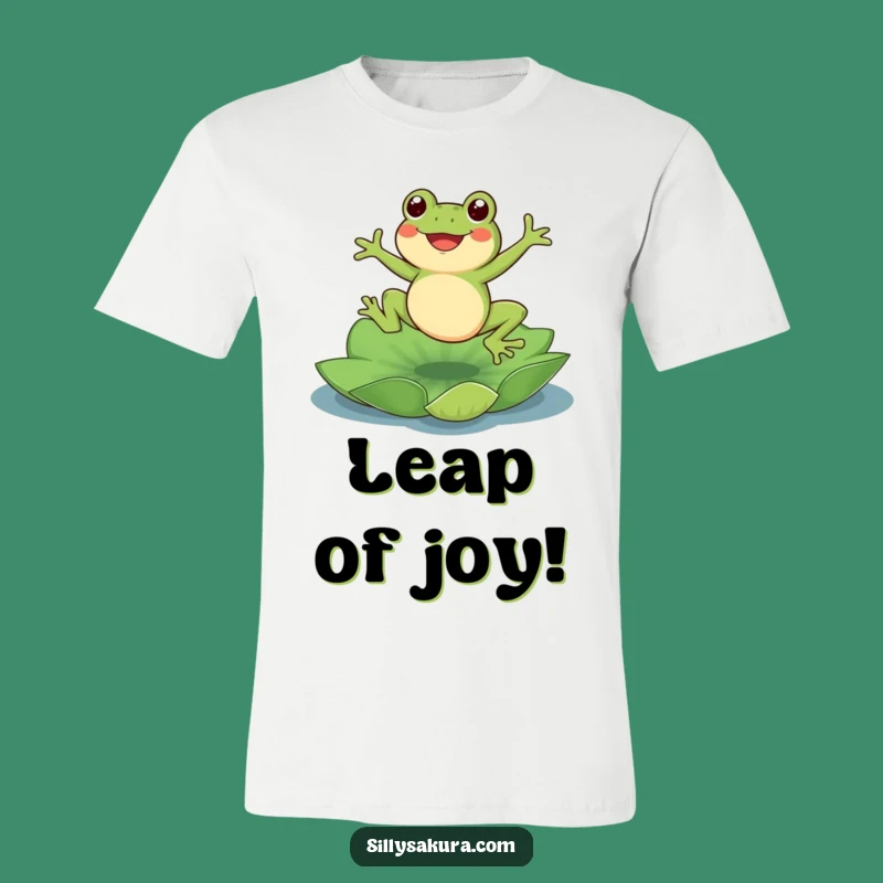 Funny Frog Lotus T-Shirt: Leap into Fun with a Joyful Amphibian top