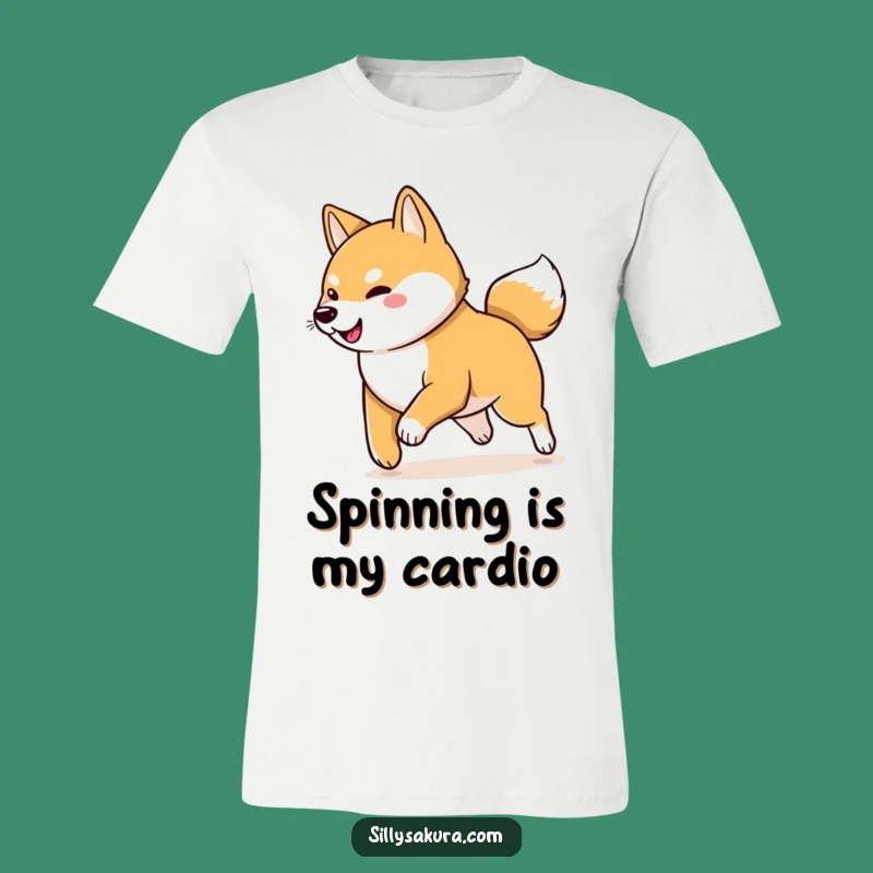 Funny Shiba Inu T-Shirt: Unleash Fun with a Tail-Chasing Design