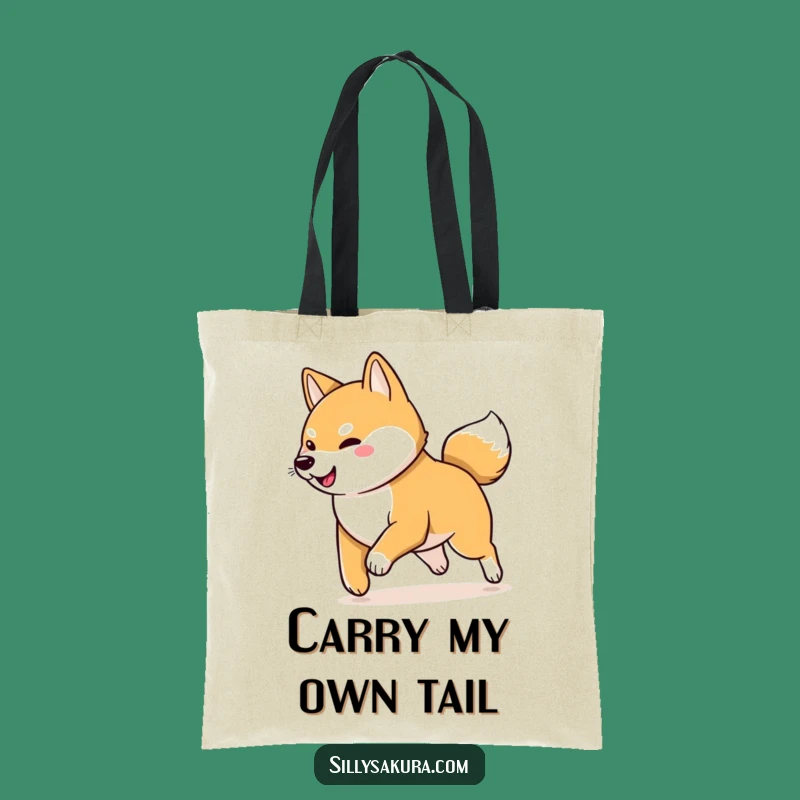Funny Shiba Inu Tote Bag: Carry Your Day with Playful Energy
