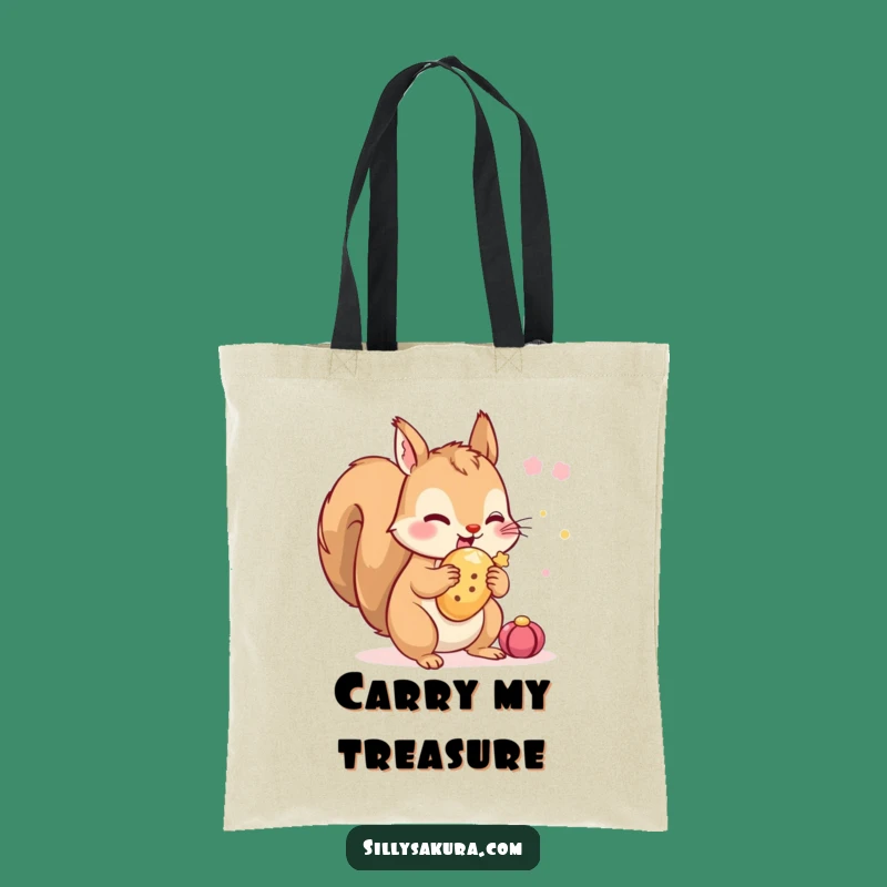 Funny Squirrel Festival Tote Bag: Carry Your Treasures with Mirth