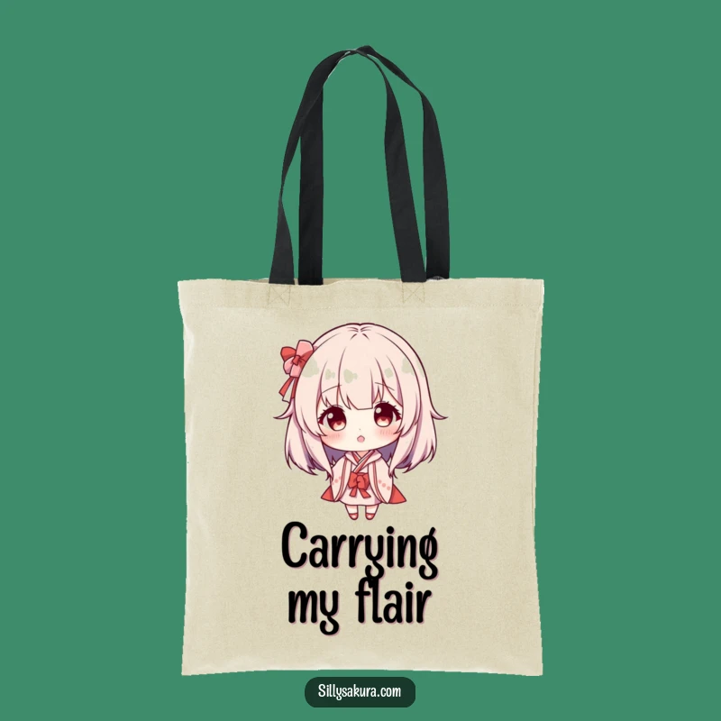 Funny Maiko Wig Tote: Carry Playful Charm, Great Funny Gift!