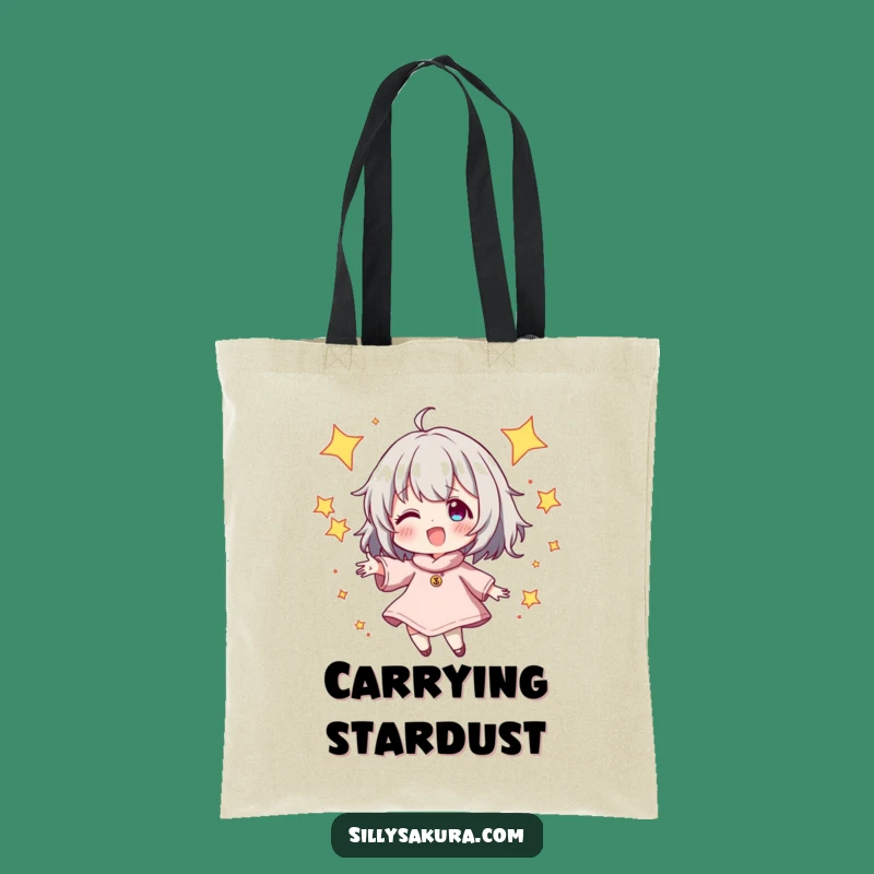 Funny Star Juggling Character Tote Bag - Carry Magic and Humor